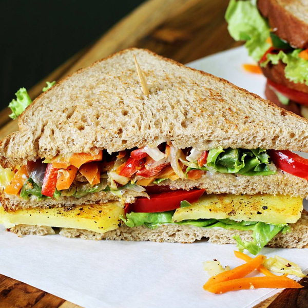 Veg Club Sandwich